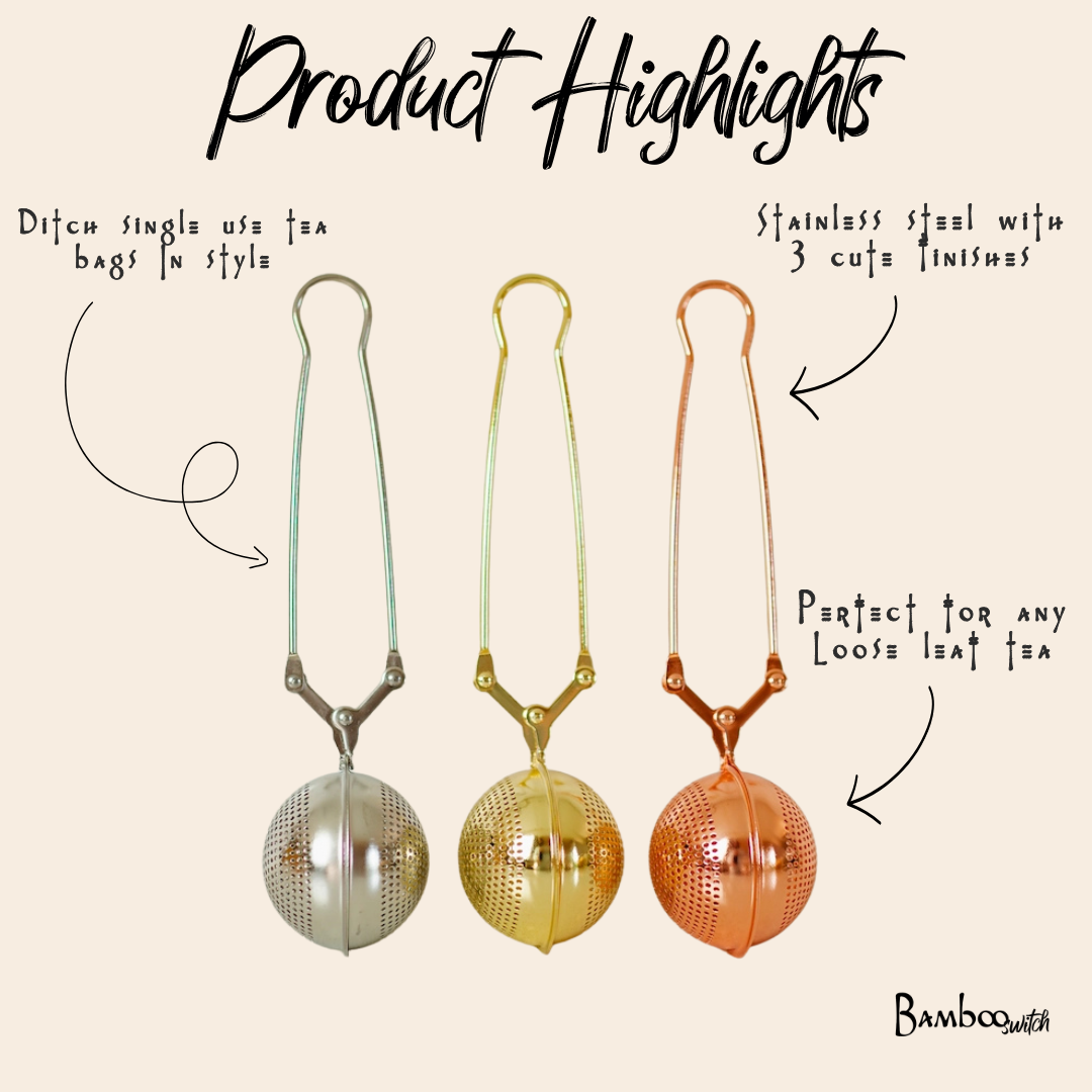 Stainless Steel Tea Strainer | Faire Market Bestseller