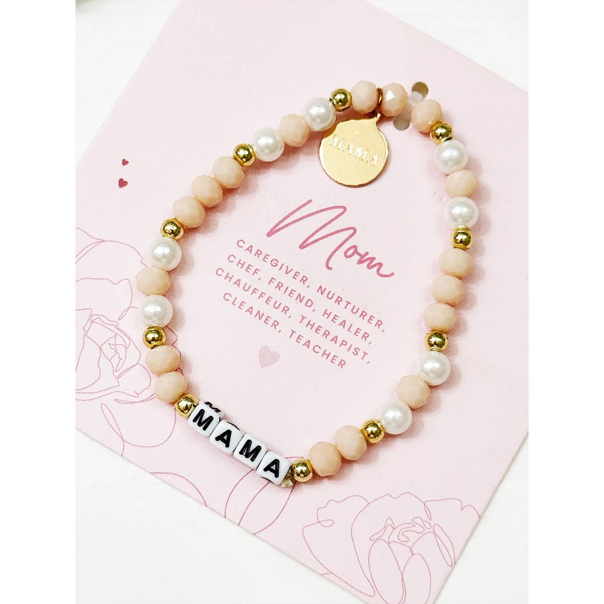 Mix Beads MAMA Inpirational Bracelet