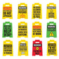 Standing 4.75" 3D Mood Caution Sign Assortment - 12/Display
