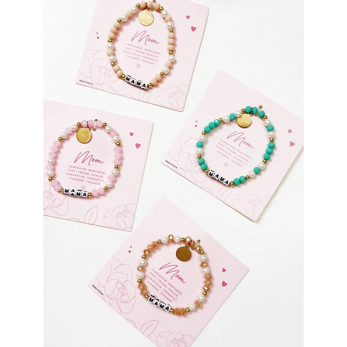 Mix Beads MAMA Inpirational Bracelet