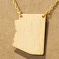 Arizona State Pendant Necklace