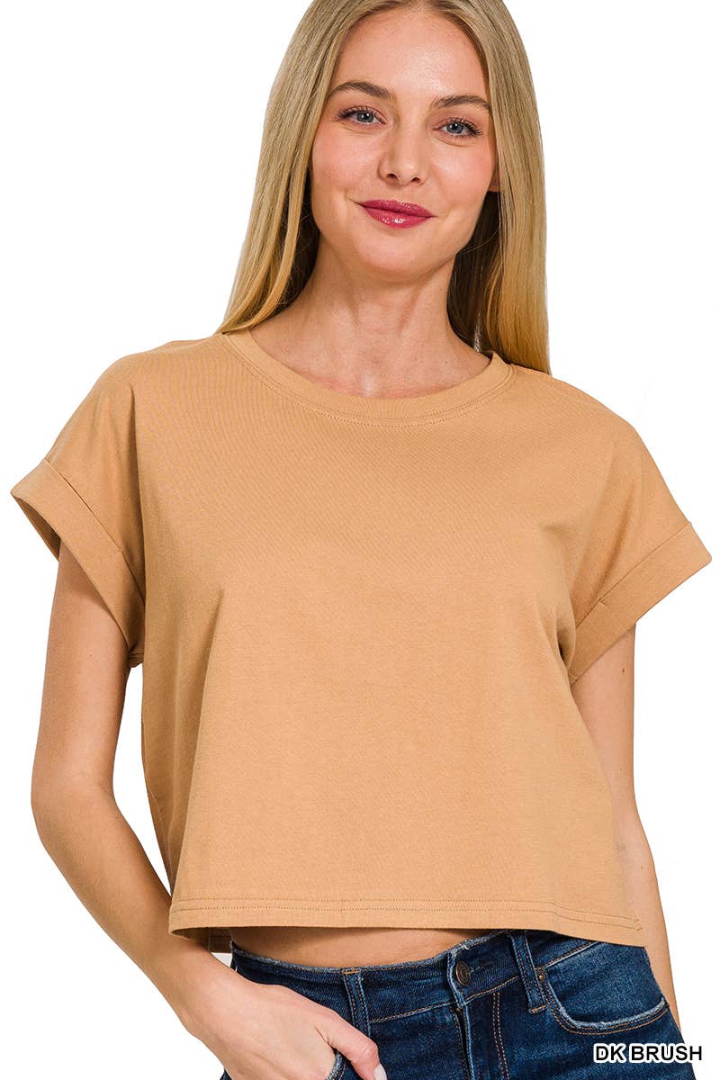 `".Cotton Short Sleeve Tee