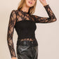 Layer Me Lace High Neck Top