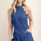Scallop Halter Romper