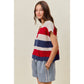 SIDE LACE DETAIL DENIM PULL ON SHORTS