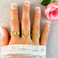 Waterproof 18K Gold Plated Rings Stackable Dainty, Statement