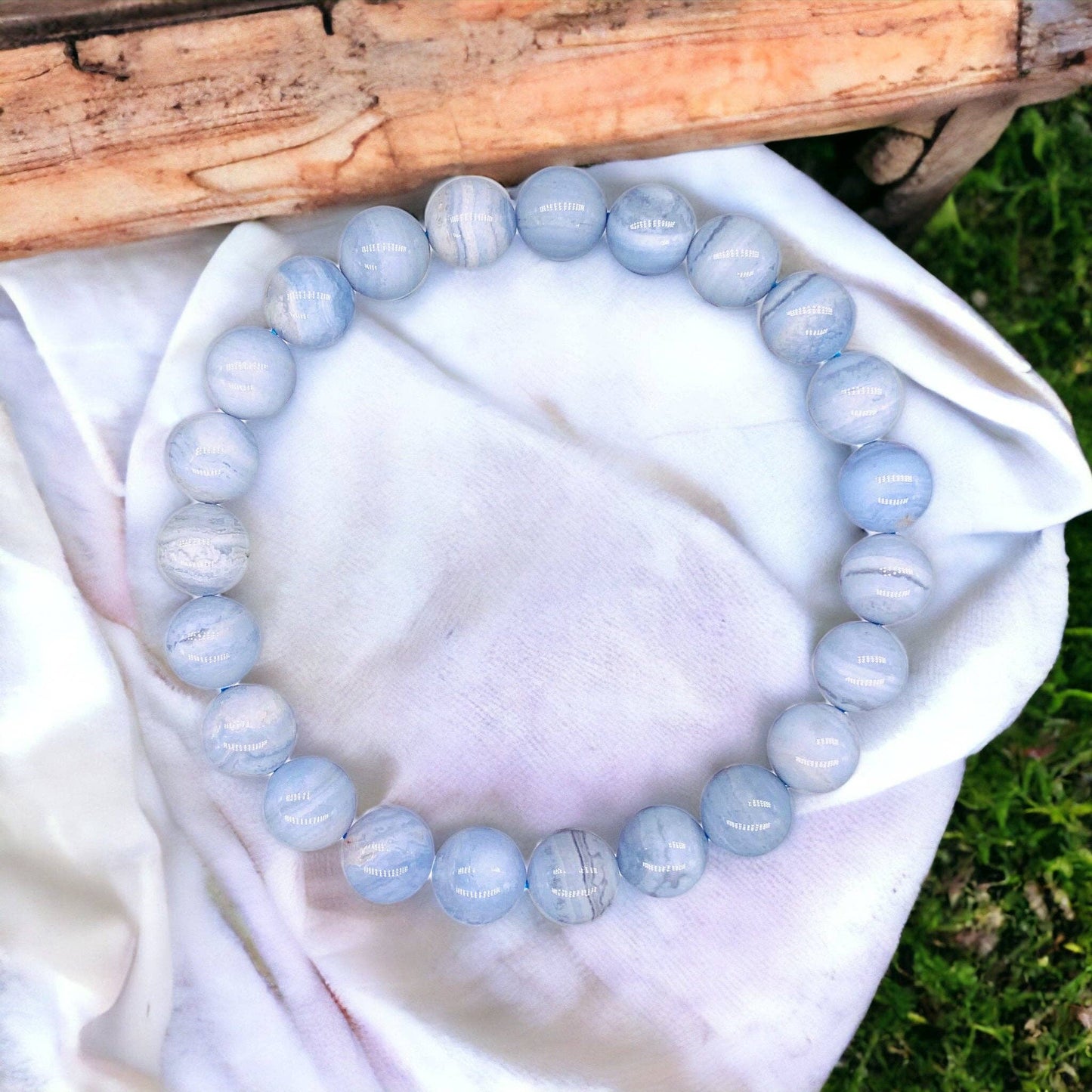 Shades of Blue Crystal BYOB Bracelet Stack