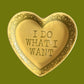 I Do What I Want Lace Heart Ceramic Trinket Dish