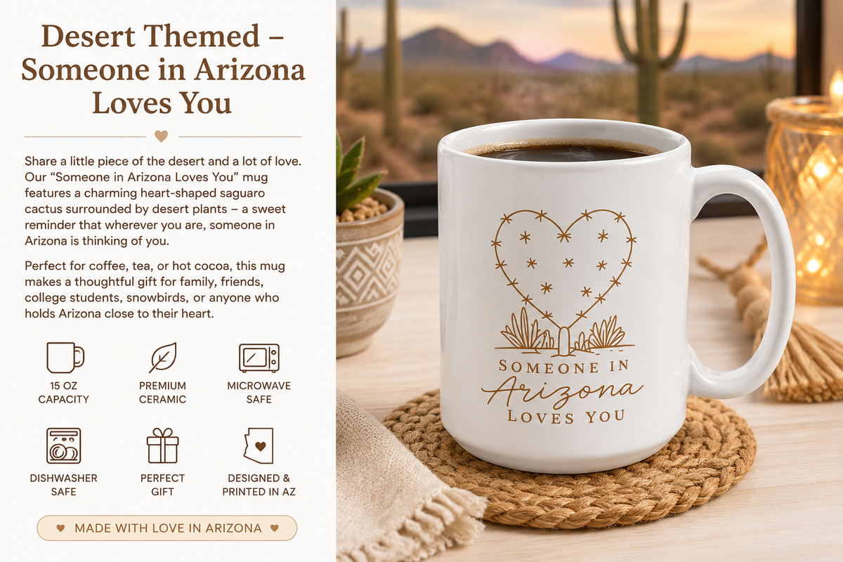 Desert Themed - Someone In Arizona Loves You