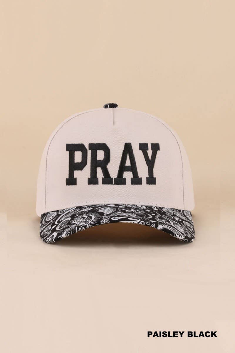 Pray Two Tone Cotton Hat