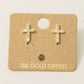 Mini Cross Stud Earrings
