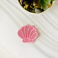 Seashell glitter hat patch
