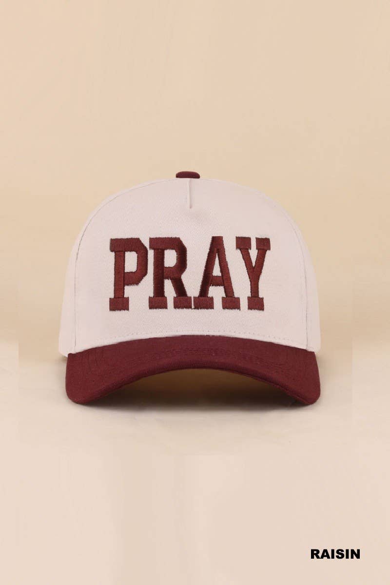 Pray Two Tone Cotton Hat