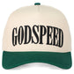 C.C GODSPEED letter embroidered trucker cap
