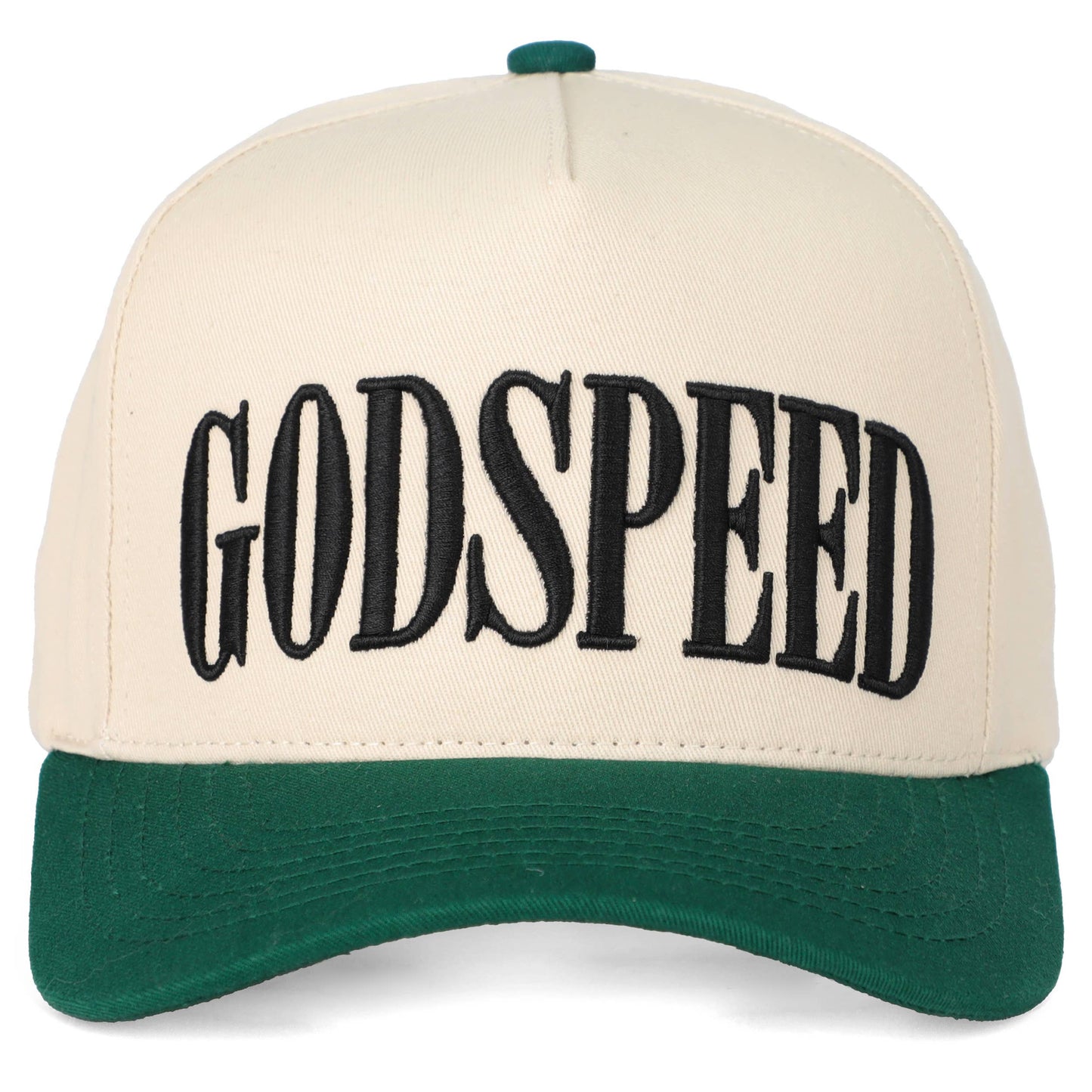 C.C GODSPEED letter embroidered trucker cap
