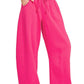 Fleece Barrel Leg Sweatpants