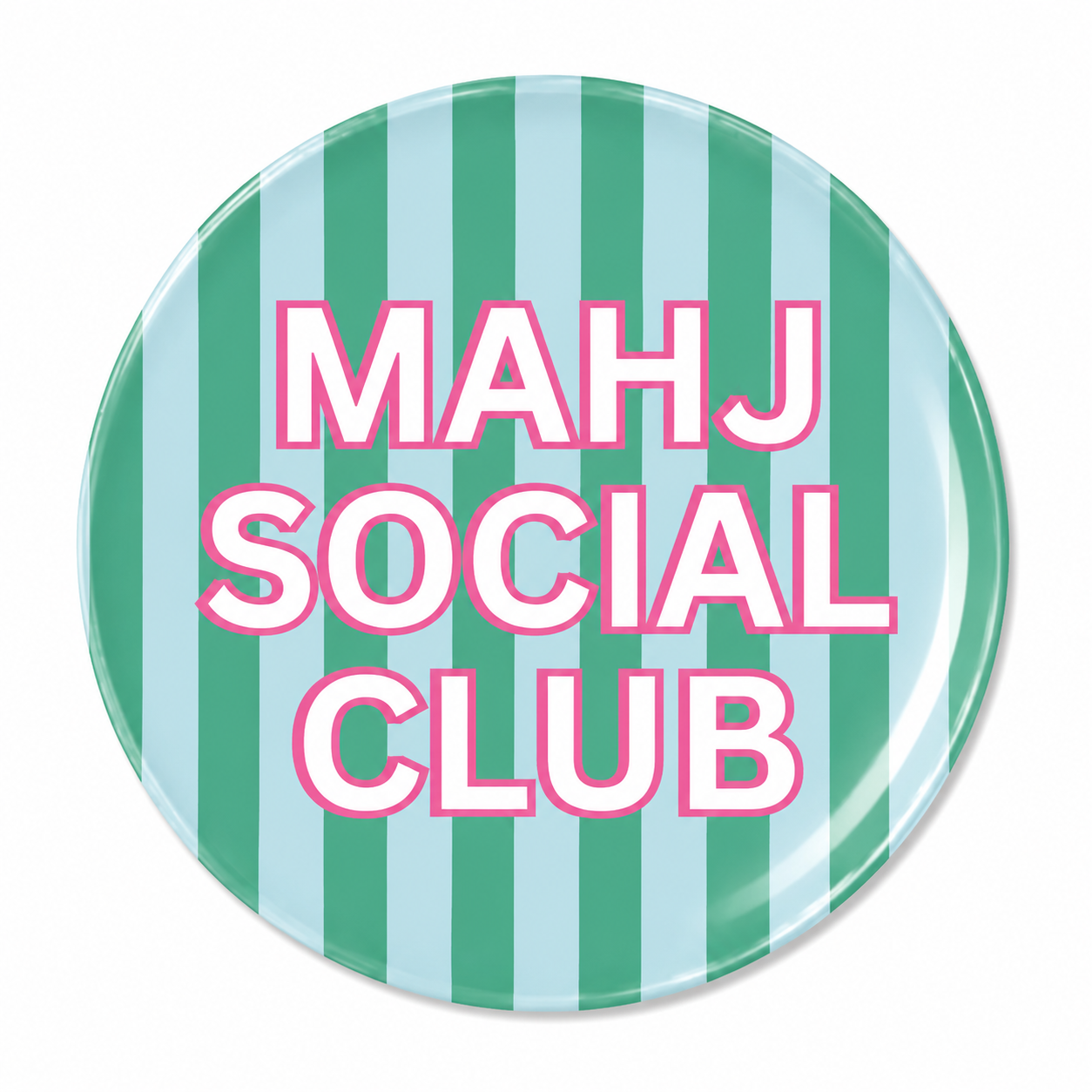 8" Mahjong Social Shatterproof Plates (Set of 4 Plates)