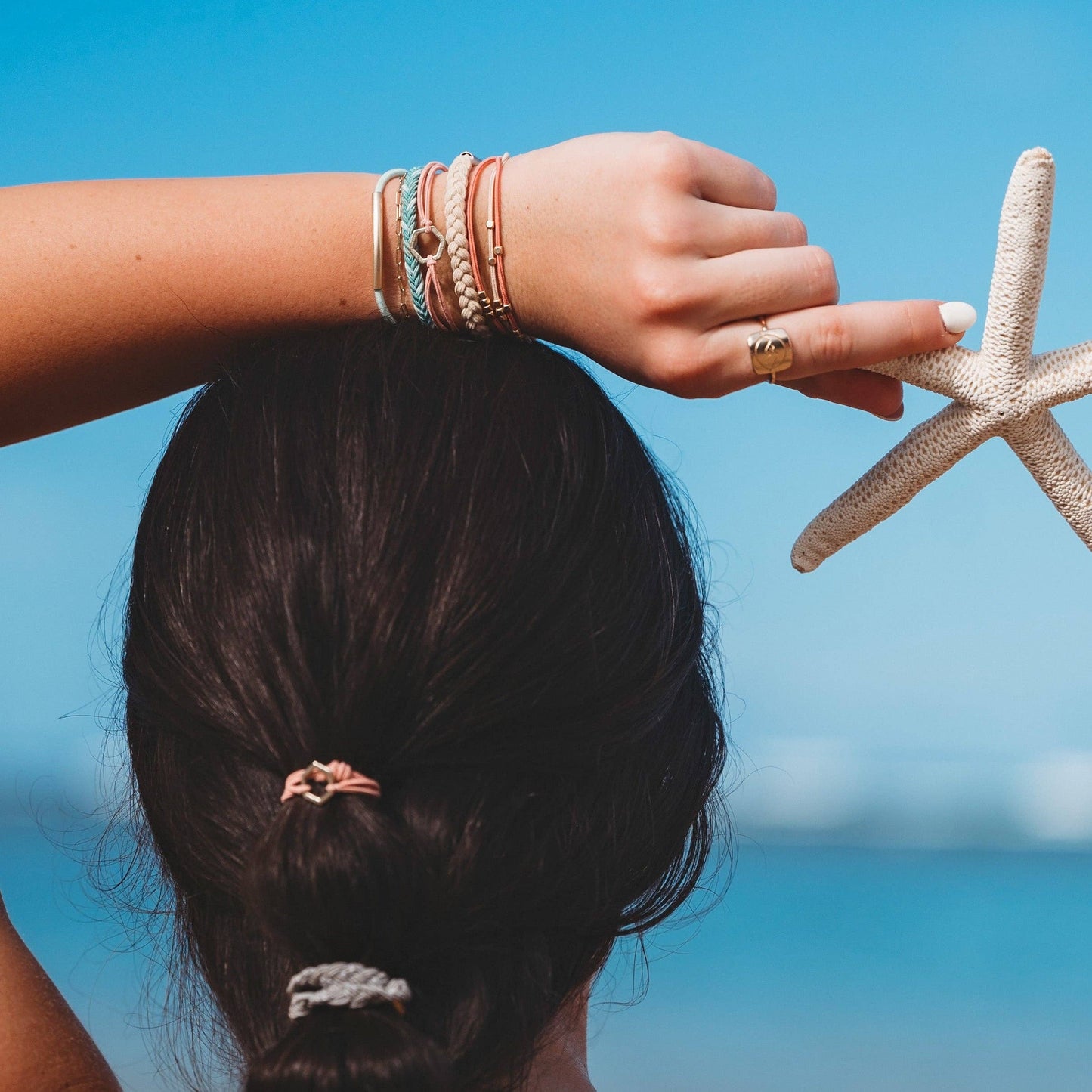Live  Hair Tie Bracelets