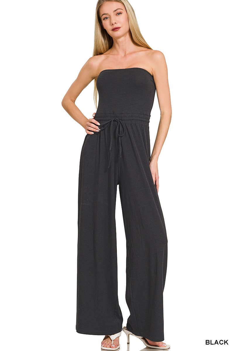1217 Tube Top Jumpsuit SI-29232 Zenana