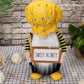Rae Dunn “Sweet Honey” Plush Freestanding Chef Bee Gnome