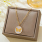 Paperclip Chain Butterfly Enamel Pendant Necklace | 80N93789
