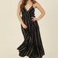 F4F72-W738 PRINTED MAXI DRESS WITH CUTOUT