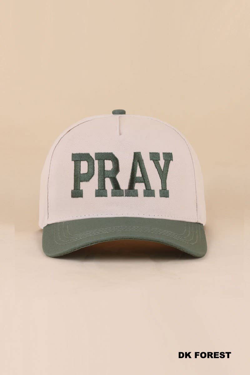 Pray Two Tone Cotton Hat