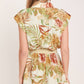 A printed woven romper - IP9259