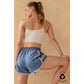 RECYCLED BUTTER TIGER SHORT