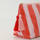 TRAVEL STRIPE COSMETIC MAKEUP POUCH BAG | 40P594