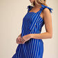 Tie-Strap Square-Neck Mini Dress