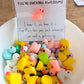 Ducking Awesome Card & Duck Figurine with Message Option