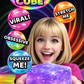 Fun Doh Squish & Squeeze Sparkle Cube Fidget Toy- 12/Display