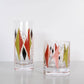 Retro Diamond Vintage Whiskey Rocks Cocktail Glass
