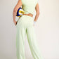 SET430037-Crossover Cotton Lycra Set