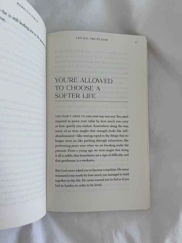 Let Go, Trust God: Become Who You Were Meant To Be (book)
