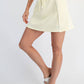 MODAL SCUBA FLAT PIPING SKORT