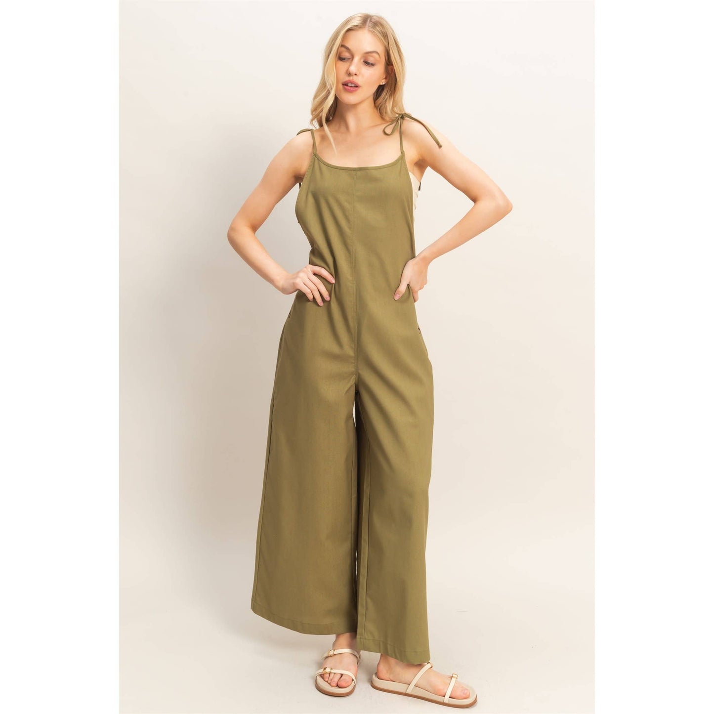 Adjustable Strap Jumpsuit