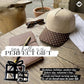 Two Tone Vintage Snapback Hat - Polka Dots - Brown/Beige