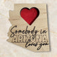 AZ Loves magnet, 2-1/2 x 3"