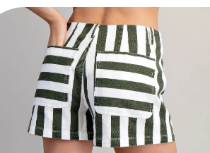 Matcha Foam Mineral Washed Shorts