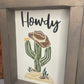 Framed Cactus Art