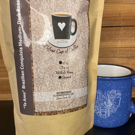 "Te Amo" Brazilian Conquista Medium-Dark Roast Ground