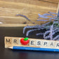 Custom Scrabble Teacher Name Plate