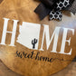 Round Wood Arizona Door Hanger