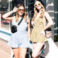 Indigo Romper- Small